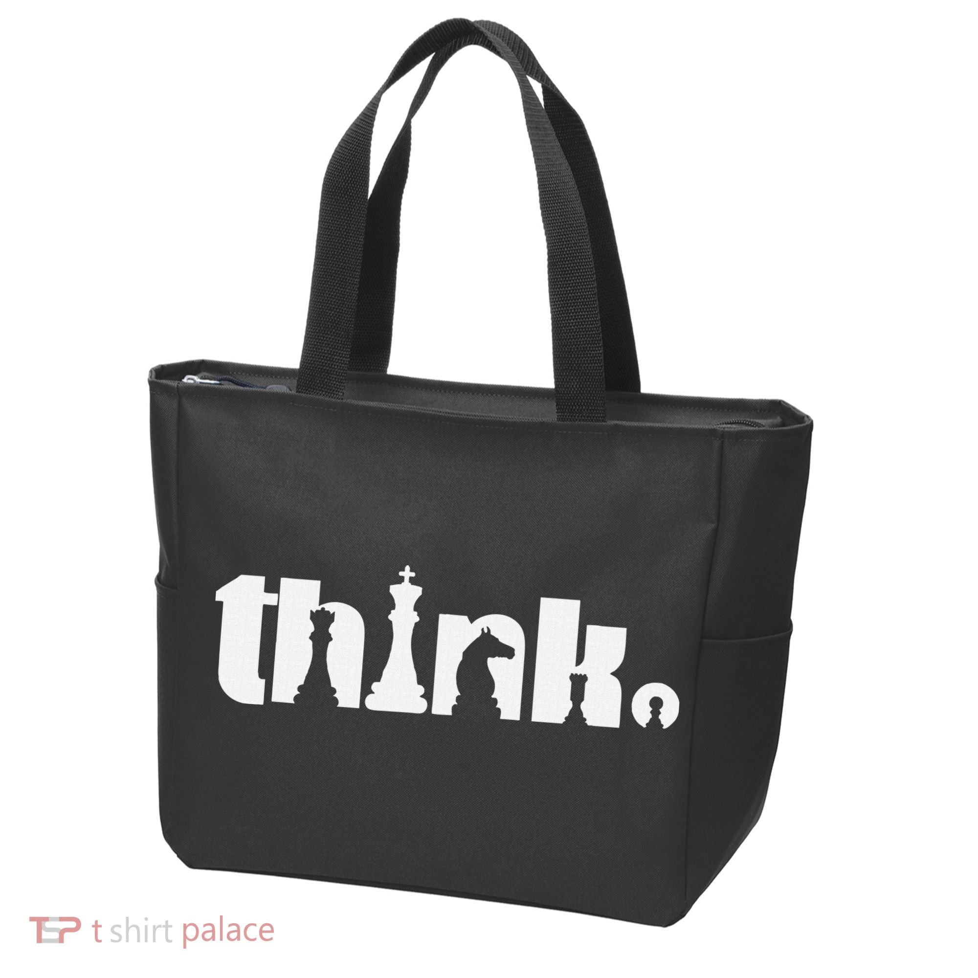 Think Chess Player Chess Game Tote Bag