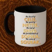 Celie Nettie Shug Sophia Squeak Coffee Mug thumb 2
