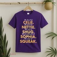 Celie Nettie Shug Sophia Squeak T-Shirt thumb 2