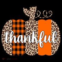 Thankful Cheetah Plaid Pumpkin Cute Holiday Coffee Mug thumb 5