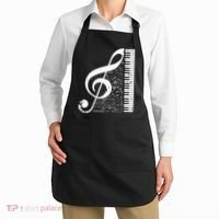 Treble Clef Piano Musical Notes Pianist Musician Instrument Apron thumb 2