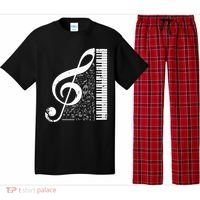 Treble Clef Piano Musical Notes Pianist Musician Instrument Pajama Set thumb 0