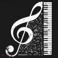 Treble Clef Piano Musical Notes Pianist Musician Instrument Women's Hoodie thumb 2