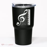 Treble Clef Piano Musical Notes Pianist Musician Instrument Tumbler thumb 0