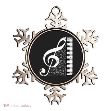 Treble Clef Piano Musical Notes Pianist Musician Instrument Ornament