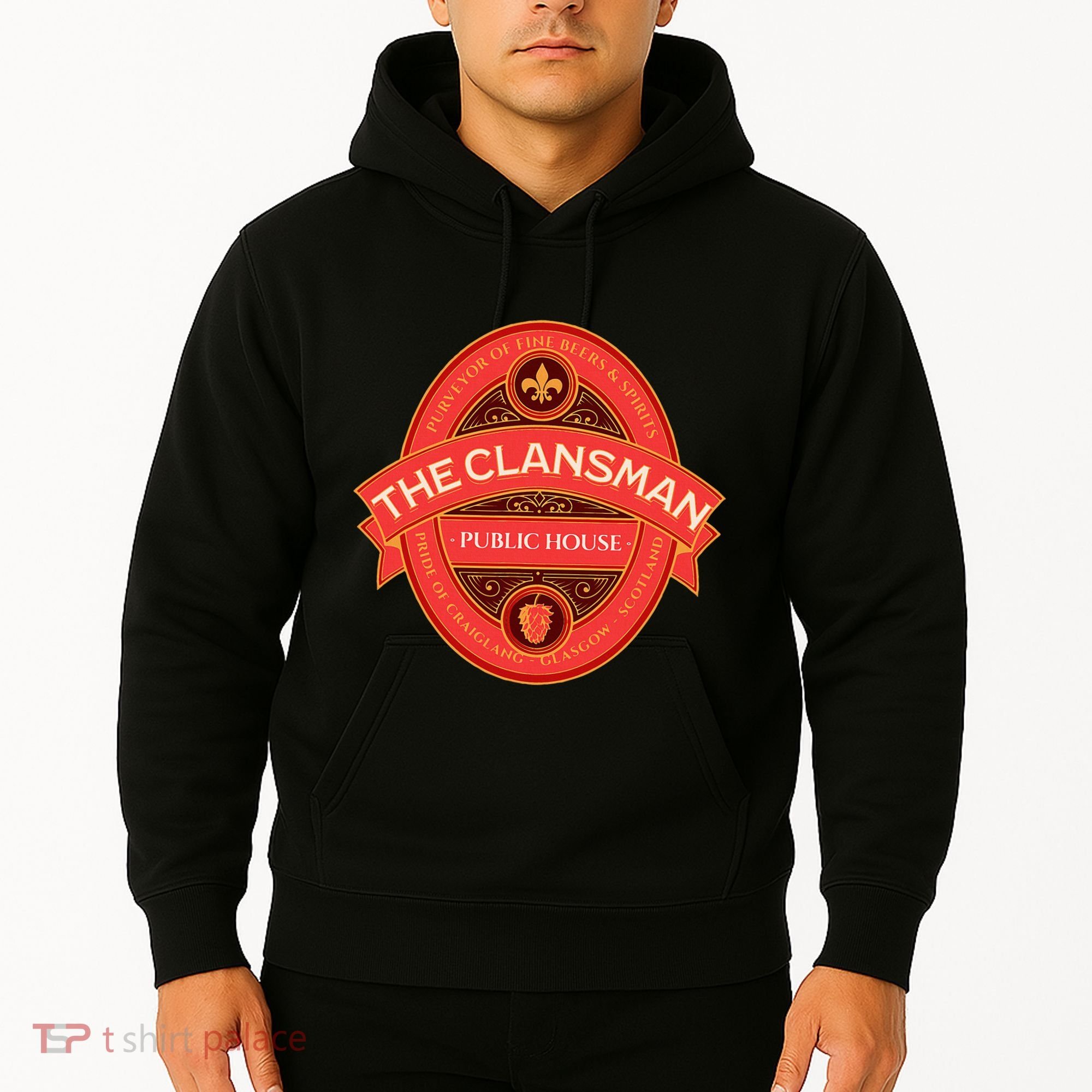 The Clansman Public House Funny Scottish Hoodie