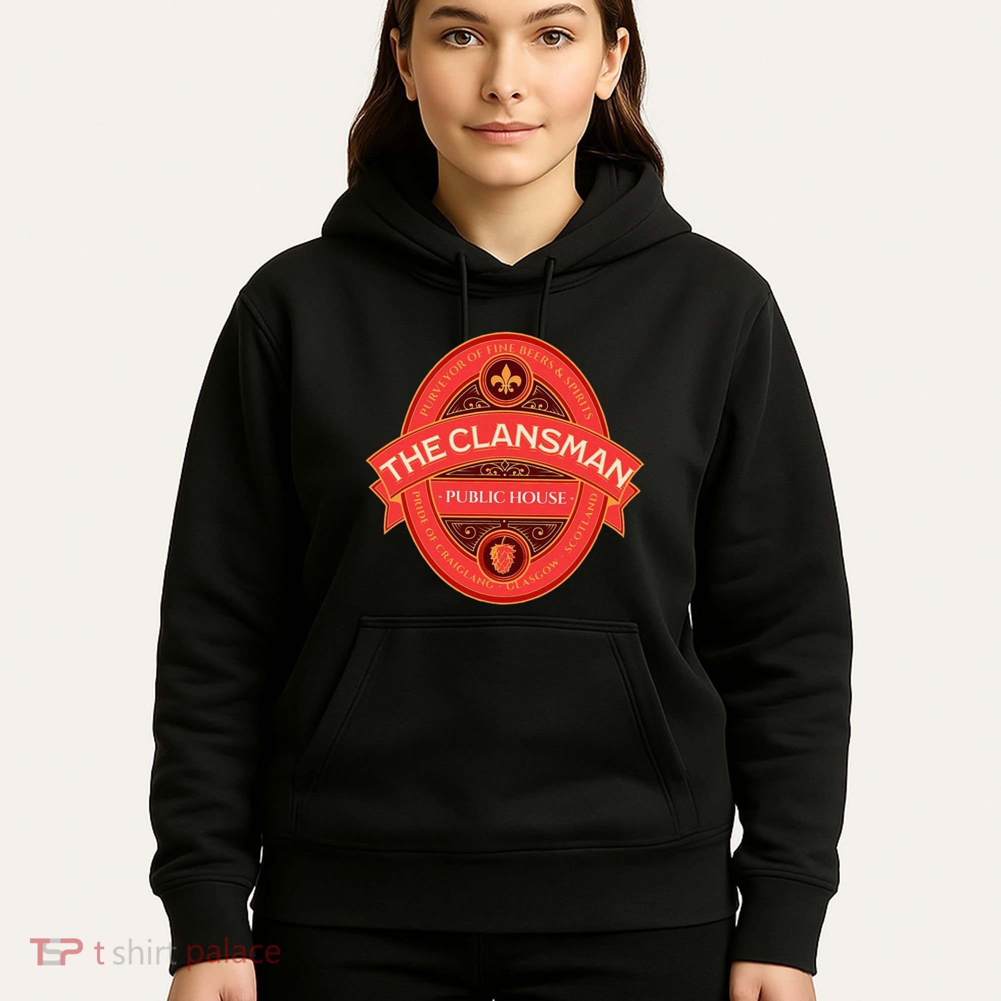 The Clansman Public House Funny Scottish Hoodie