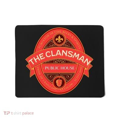The Clansman Public House Funny Scottish Mousepad