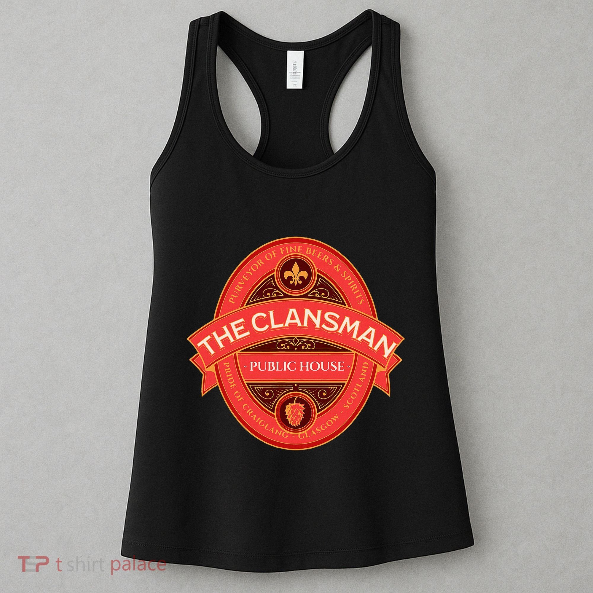 The Clansman Public House Funny Scottish Women's Tank Top