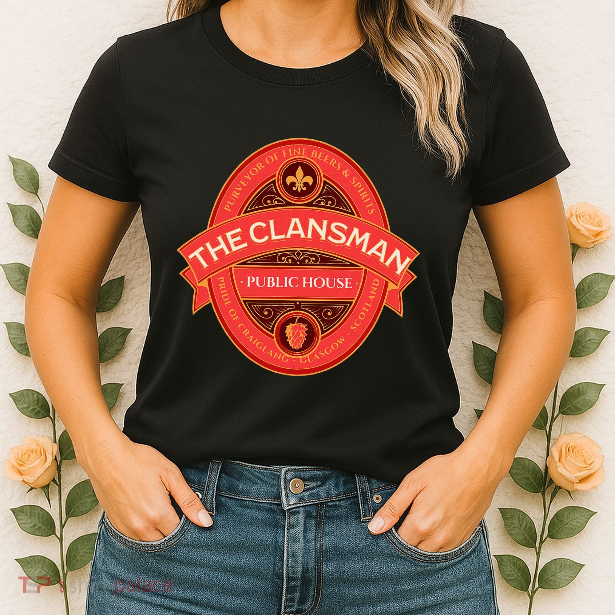 The Clansman Public House Funny Scottish Women's T-Shirt
