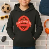 The Clansman Public House Funny Scottish Kids Hoodie thumb 2