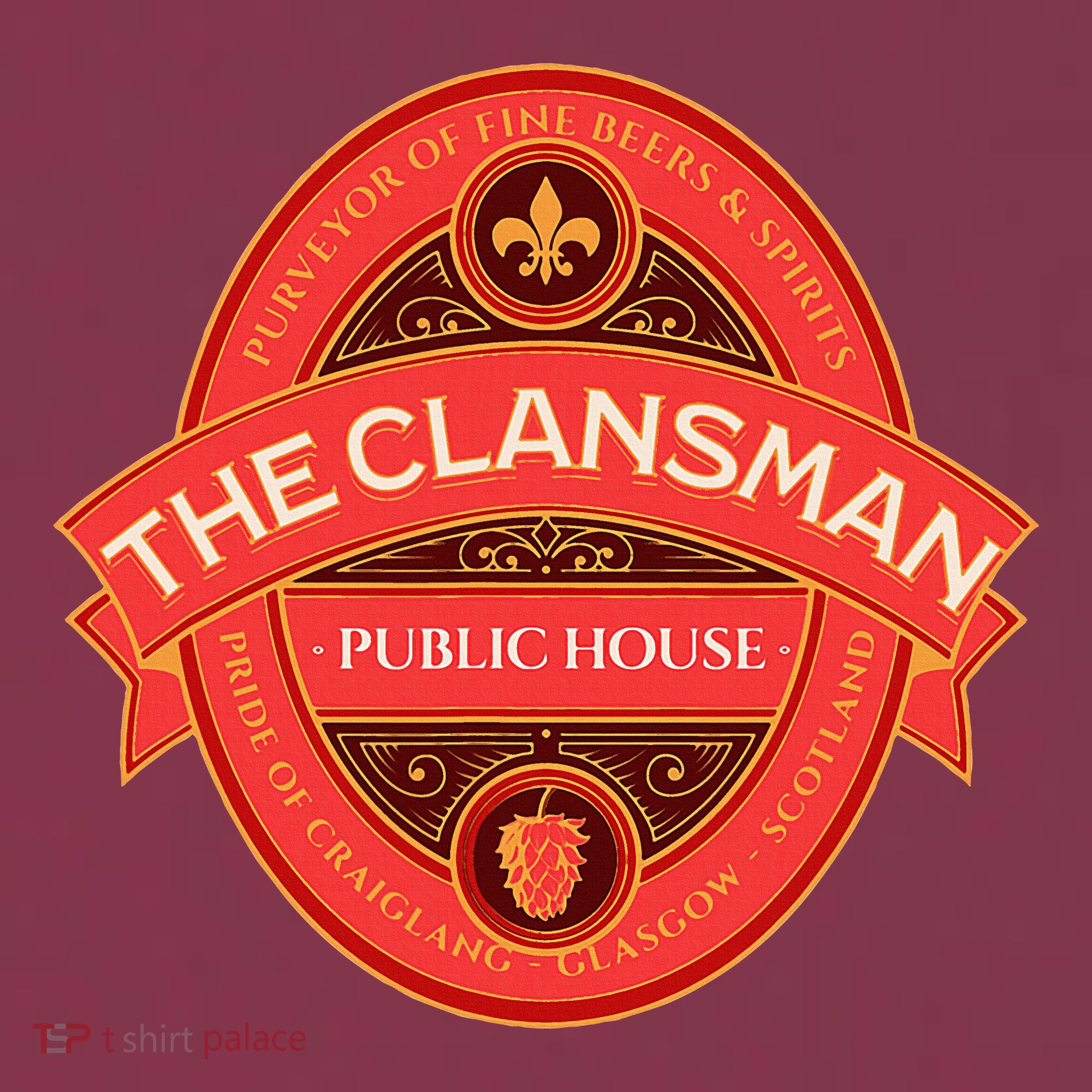 The Clansman Public House Funny Scottish 16oz Travel Tumbler