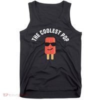 The Coolest Pop Dad Fathers Day Gift Tank Top thumb 0