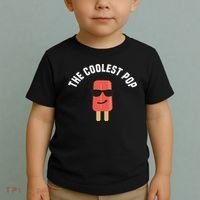 The Coolest Pop Dad Fathers Day Gift Toddler T-Shirt thumb 2