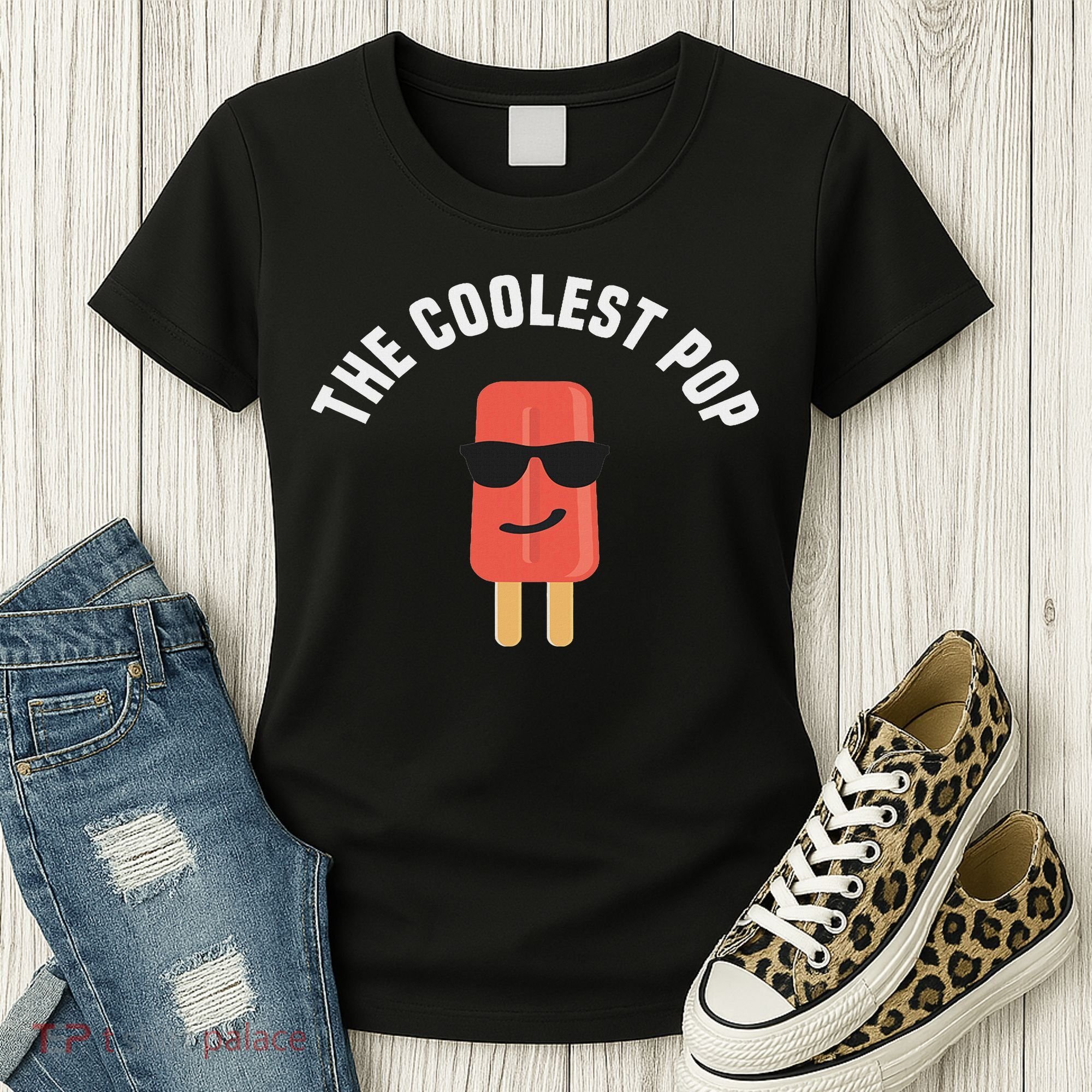 The Coolest Pop Dad Fathers Day Gift Women's T-Shirt
