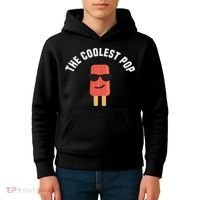 The Coolest Pop Dad Fathers Day Gift Kids Hoodie thumb 4