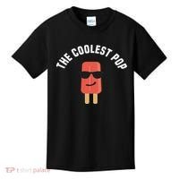 The Coolest Pop Dad Fathers Day Gift Kids T-Shirt thumb 0