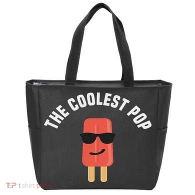 The Coolest Pop Dad Fathers Day Gift Tote Bag