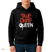 True Crime Queen Kids Hoodie thumb 4