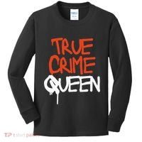 True Crime Queen Kids Long Sleeve Shirt thumb 0