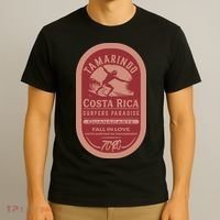 Tamarindo Costa Rica Surf Vintage Label T-Shirt thumb 3