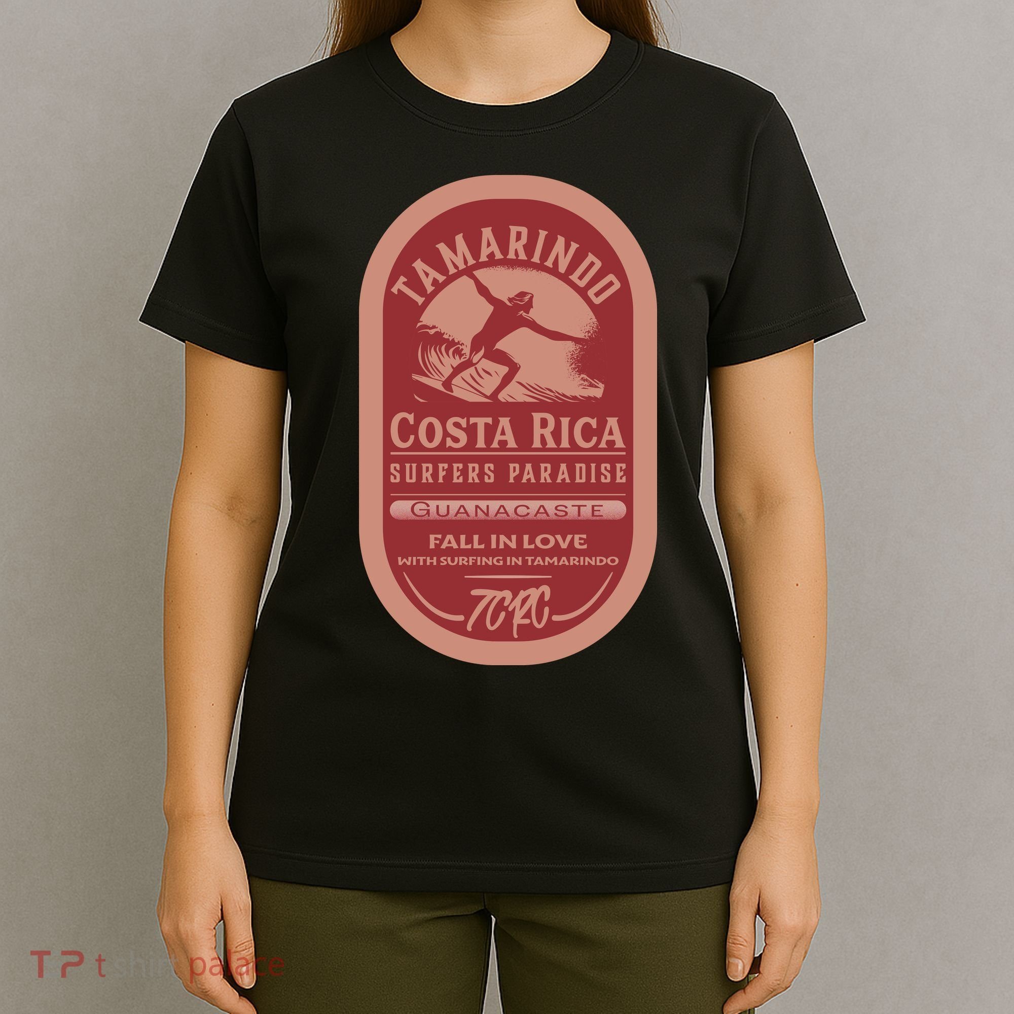 Tamarindo Costa Rica Surf Vintage Label T-Shirt