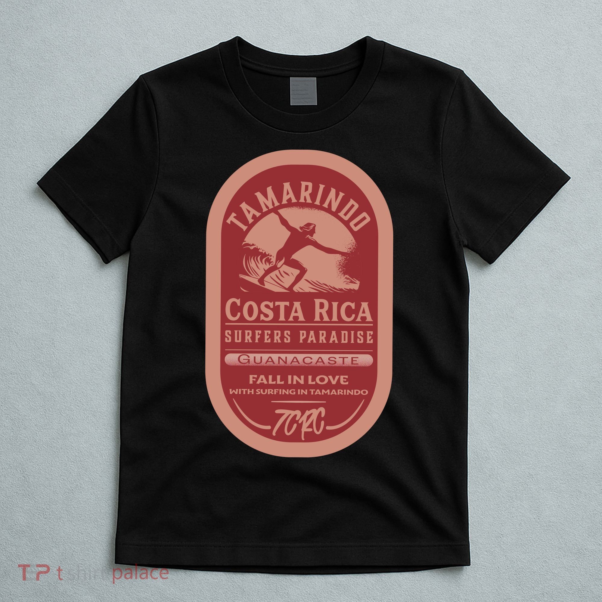 Tamarindo Costa Rica Surf Vintage Label T-Shirt