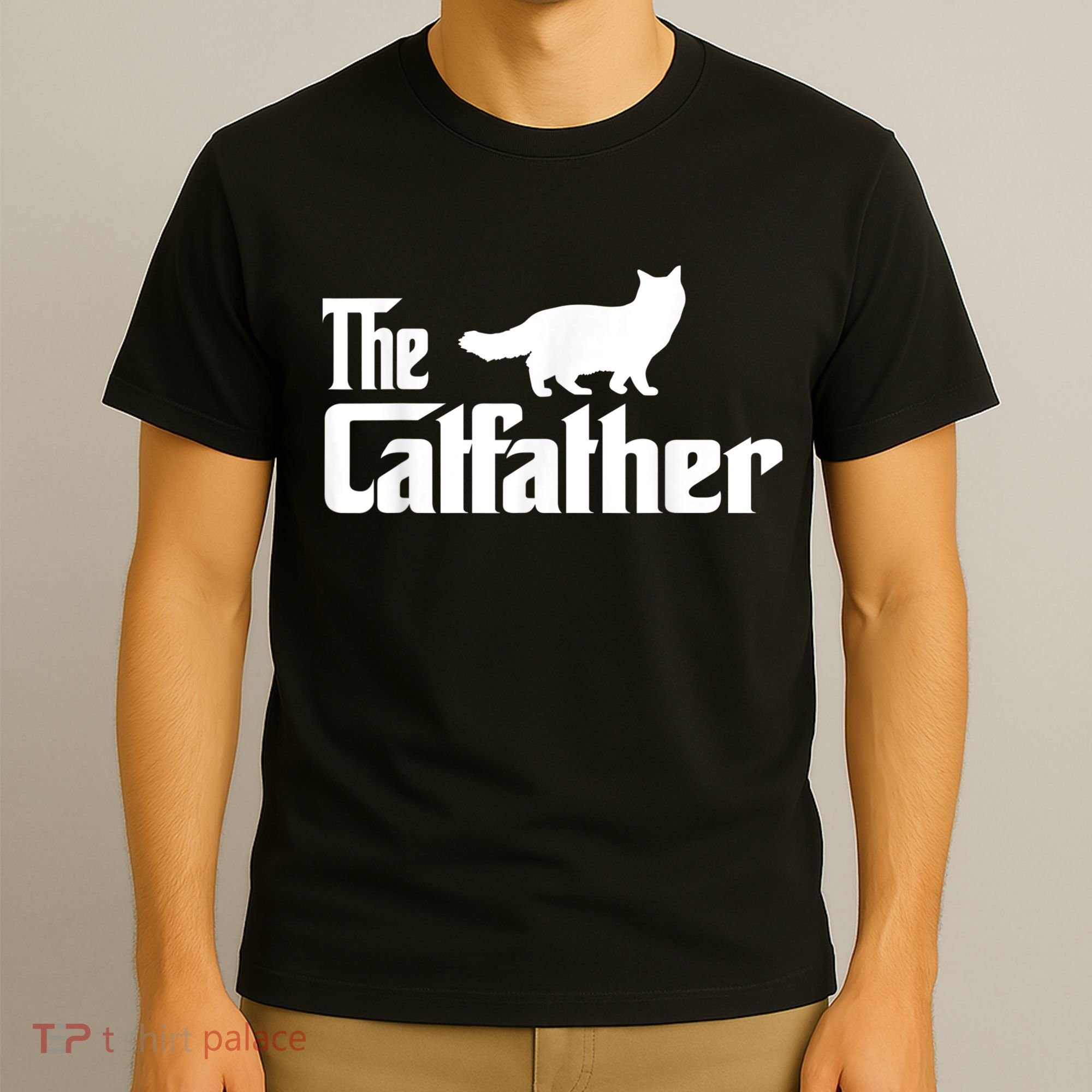 The Catfather Ragdoll Cat Lover Funny Father Cat Dad T-Shirt