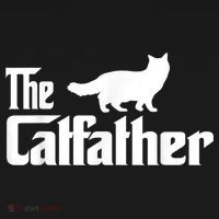 The Catfather Ragdoll Cat Lover Funny Father Cat Dad T-Shirt thumb 7