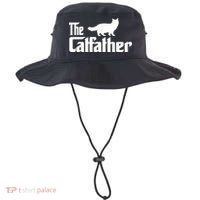 The Catfather Ragdoll Cat Lover Funny Father Cat Dad Bucket Hat thumb 0