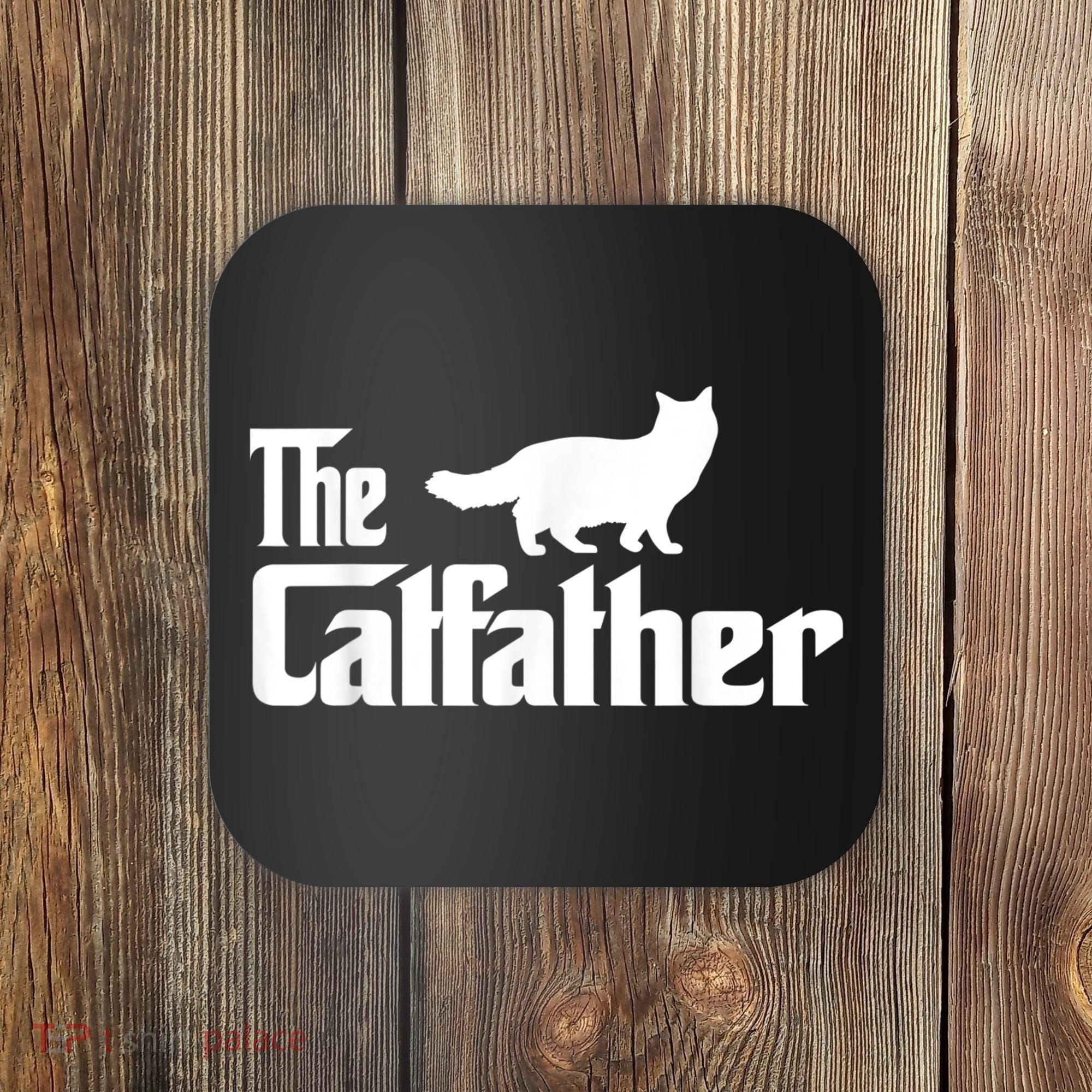The Catfather Ragdoll Cat Lover Funny Father Cat Dad Coaster