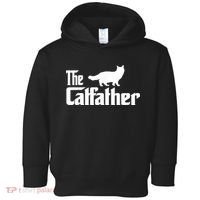 The Catfather Ragdoll Cat Lover Funny Father Cat Dad Toddler Hoodie thumb 0