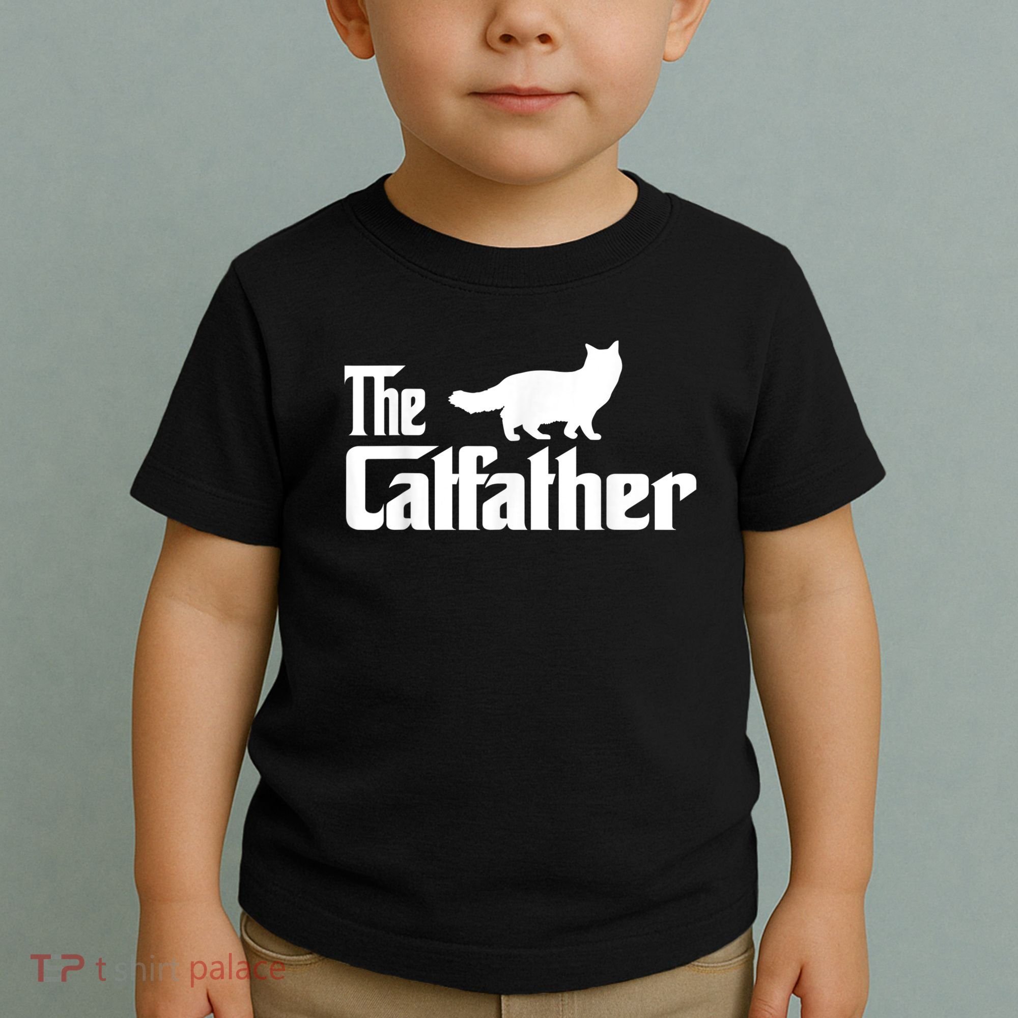 The Catfather Ragdoll Cat Lover Funny Father Cat Dad Toddler T-Shirt
