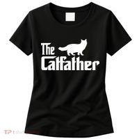 The Catfather Ragdoll Cat Lover Funny Father Cat Dad Women's T-Shirt thumb 0