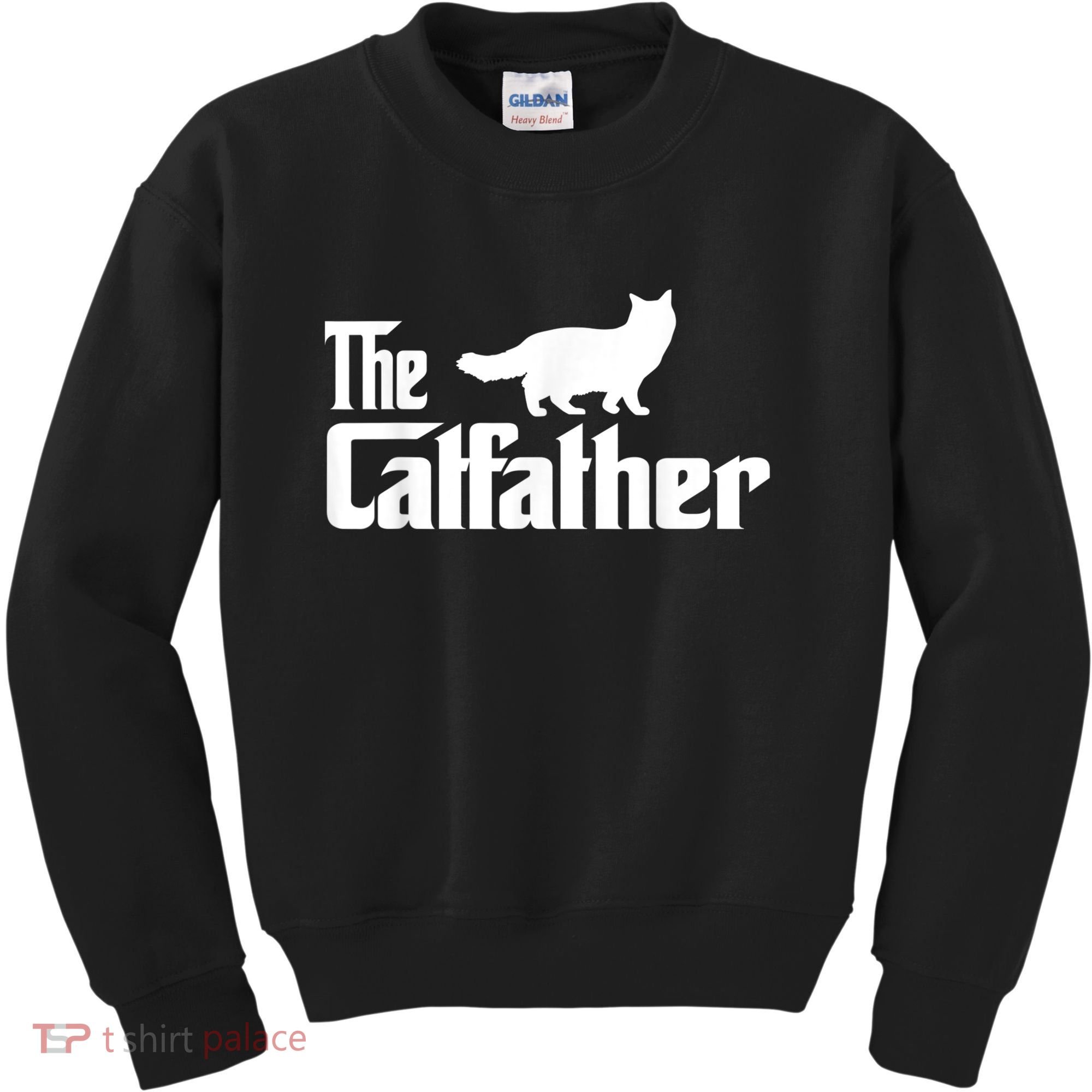 The Catfather Ragdoll Cat Lover Funny Father Cat Dad Kids Sweatshirt