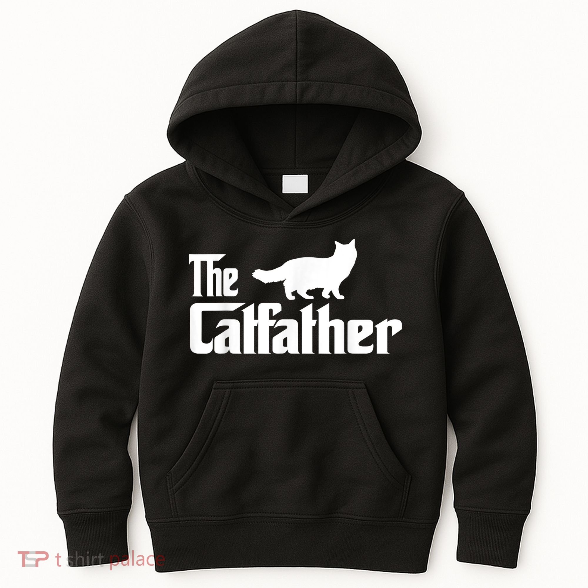 The Catfather Ragdoll Cat Lover Funny Father Cat Dad Kids Hoodie