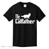 The Catfather Ragdoll Cat Lover Funny Father Cat Dad Kids T-Shirt thumb 0