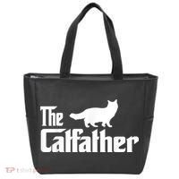 The Catfather Ragdoll Cat Lover Funny Father Cat Dad Tote Bag thumb 0
