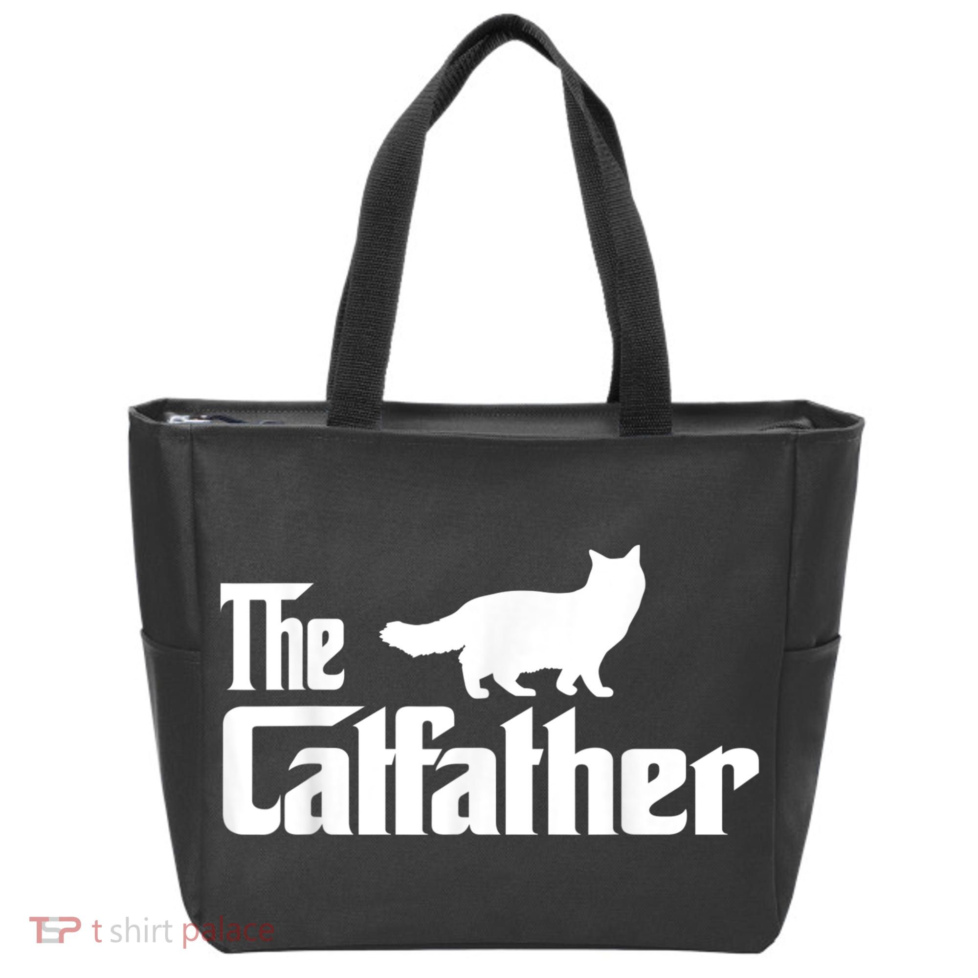 The Catfather Ragdoll Cat Lover Funny Father Cat Dad Tote Bag