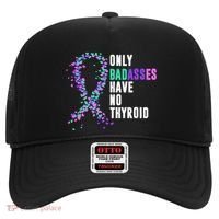 Thyroid Cancer Ribbon Thyroidectomy Removal Surgery Badasses Great Gift Hat thumb 0