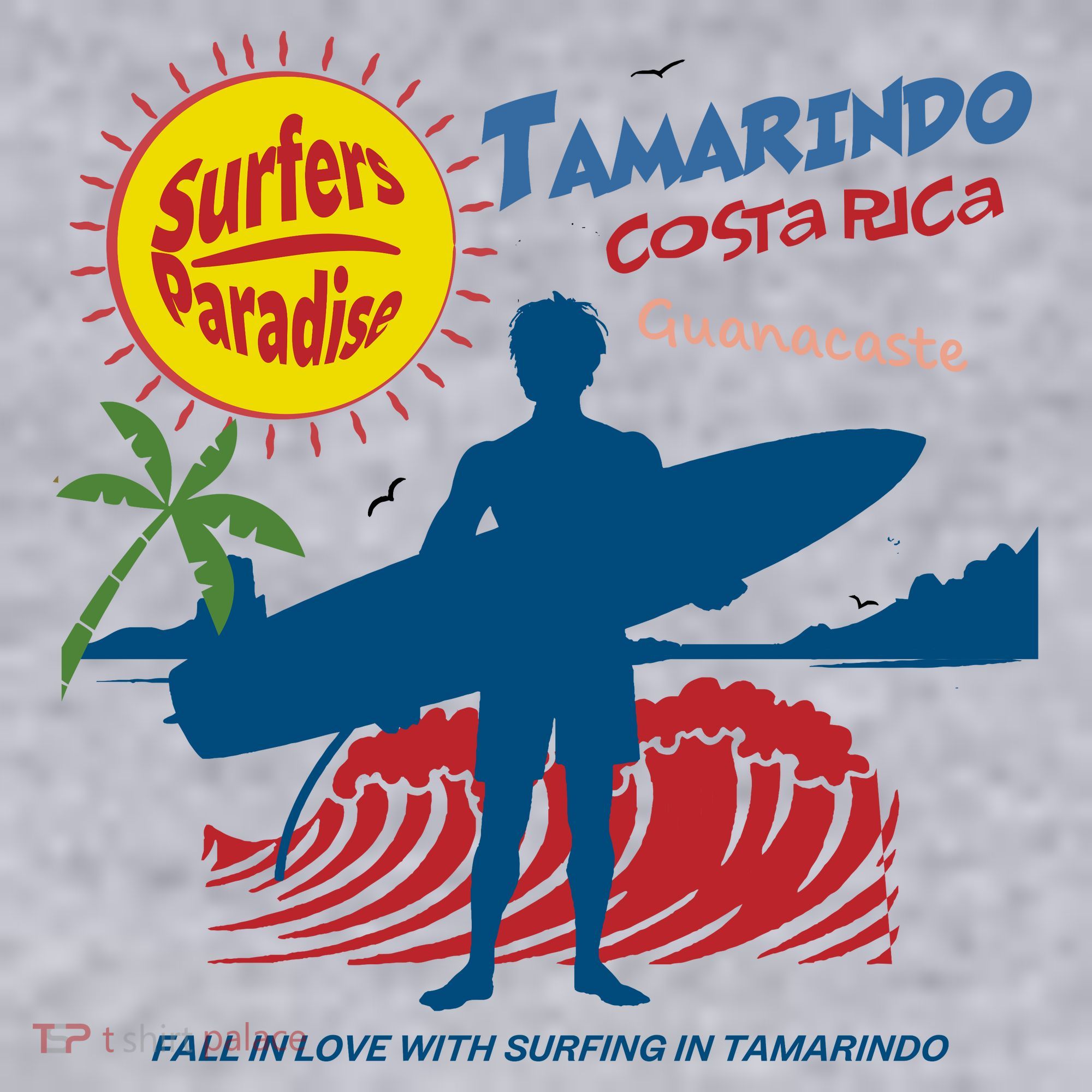 Tamarindo Costa Rica Surfer Women's Sweatshirt