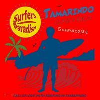 Tamarindo Costa Rica Surfer Santa Hat thumb 1