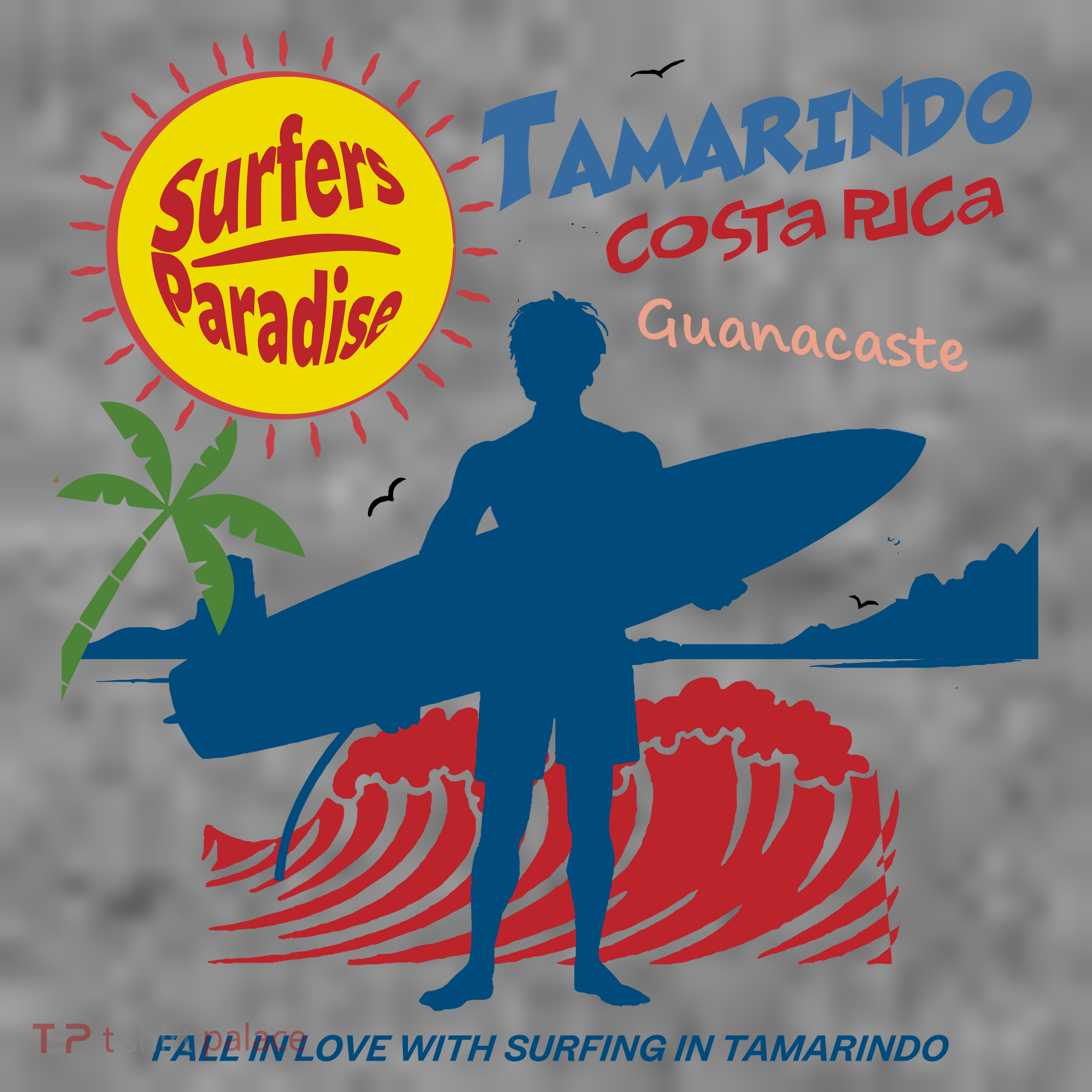 Tamarindo Costa Rica Surfer Toddler Hoodie