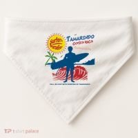 Tamarindo Costa Rica Surfer USA-Made Doggie Bandana thumb 0