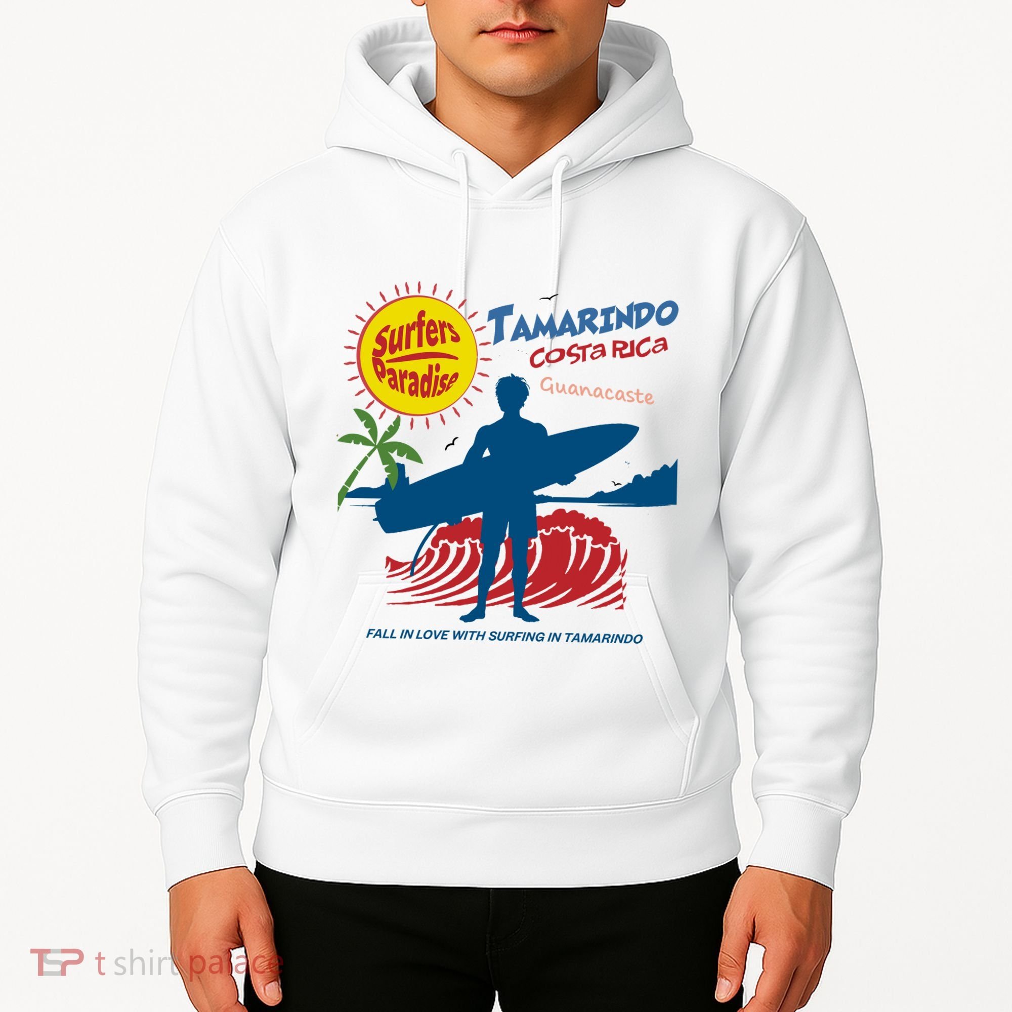 Tamarindo Costa Rica Surfer Hoodie