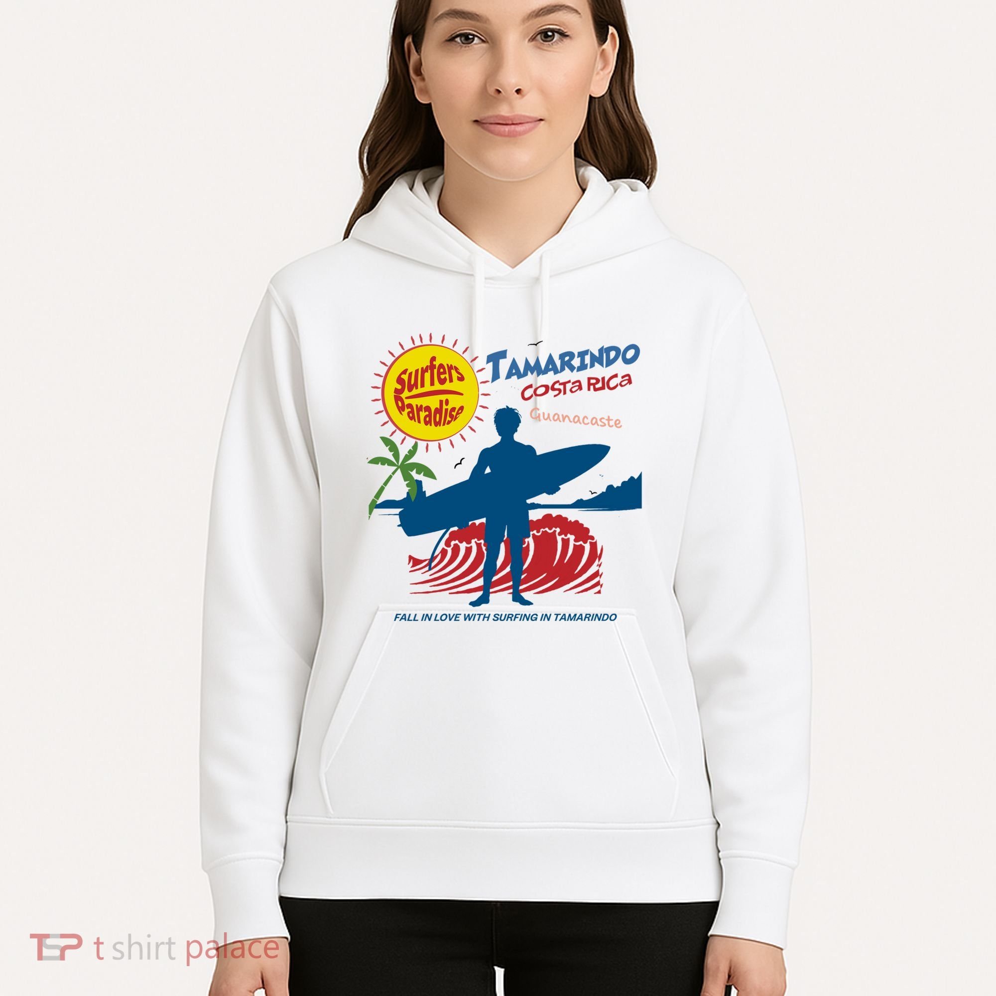 Tamarindo Costa Rica Surfer Hoodie