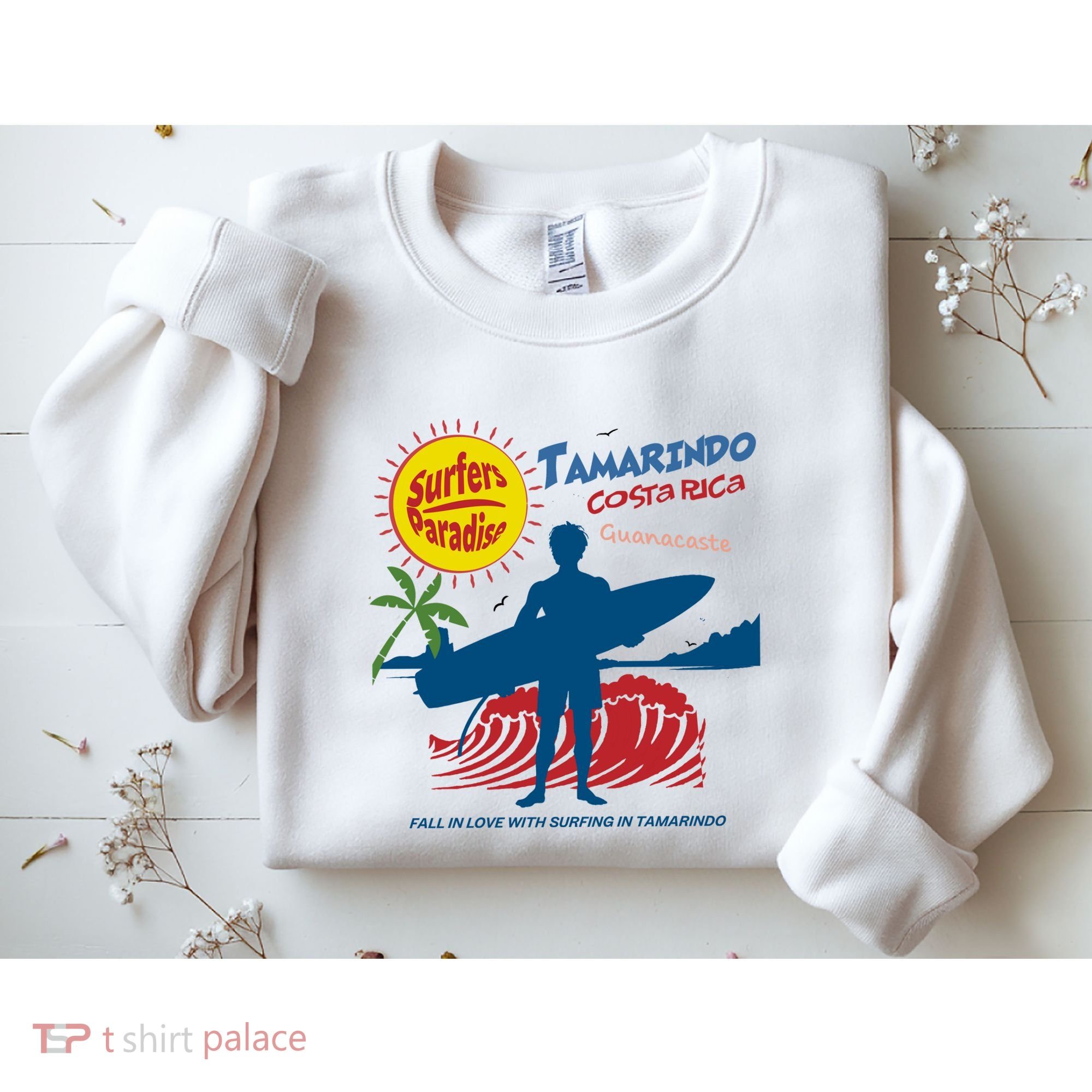 Tamarindo Costa Rica Surfer Sweatshirt