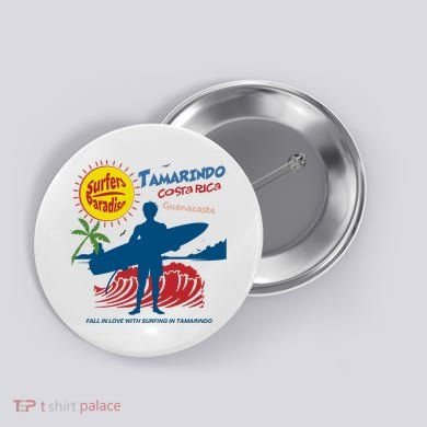 Tamarindo Costa Rica Surfer Button