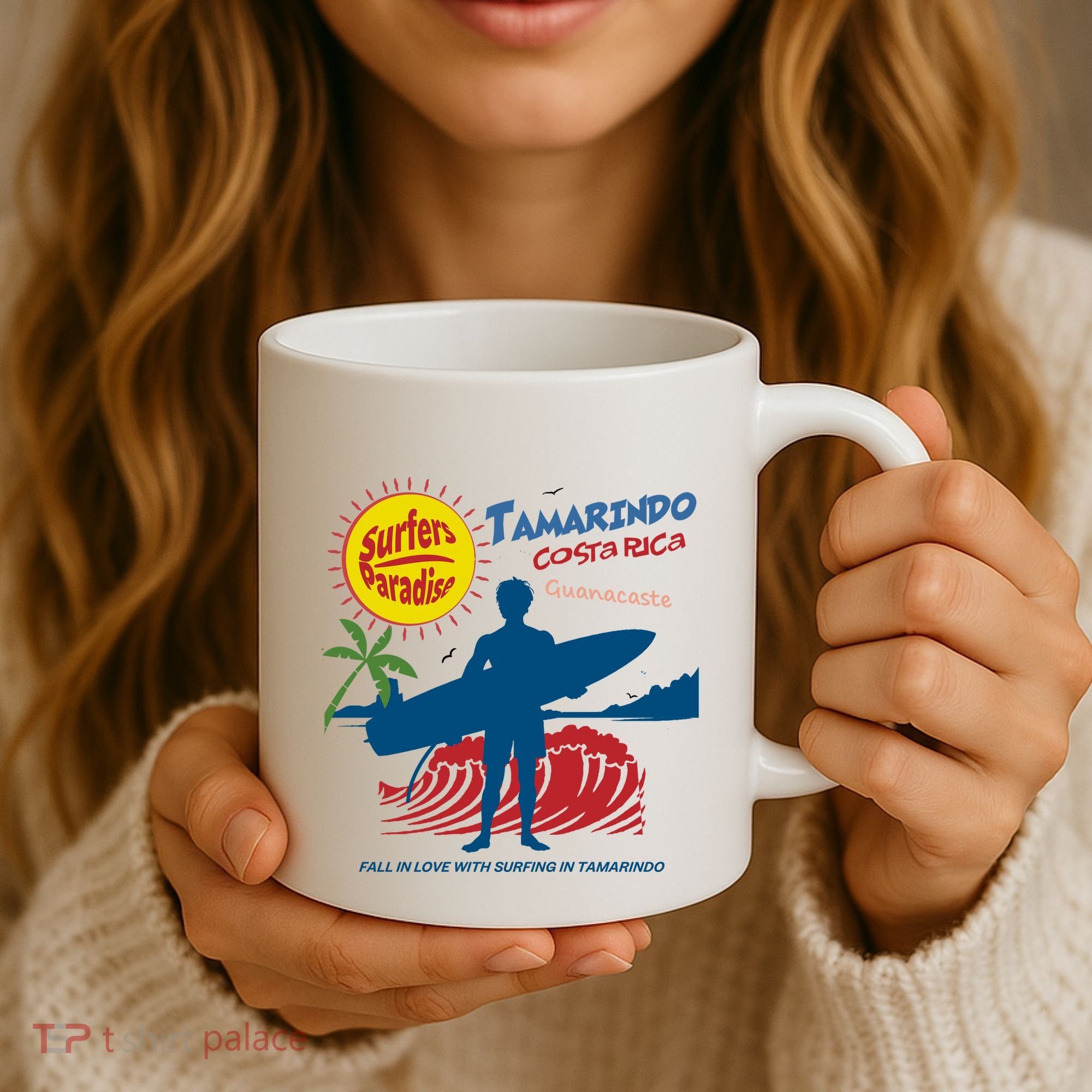Tamarindo Costa Rica Surfer Coffee Mug