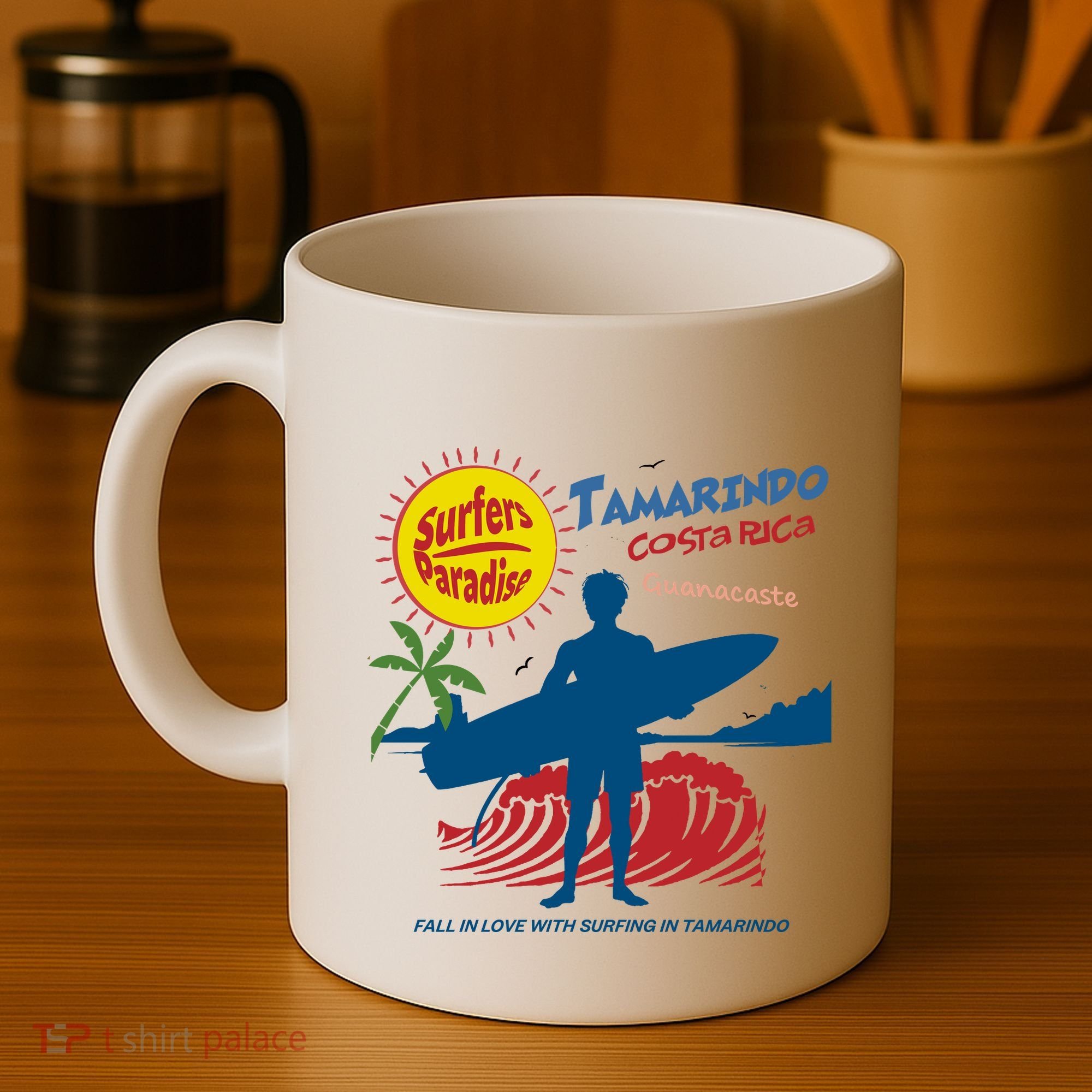Tamarindo Costa Rica Surfer Coffee Mug